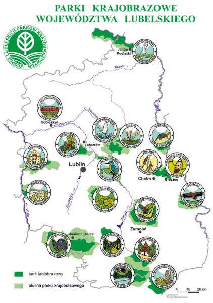 mapa_lubelskich_parków_krajobrazowych 800px